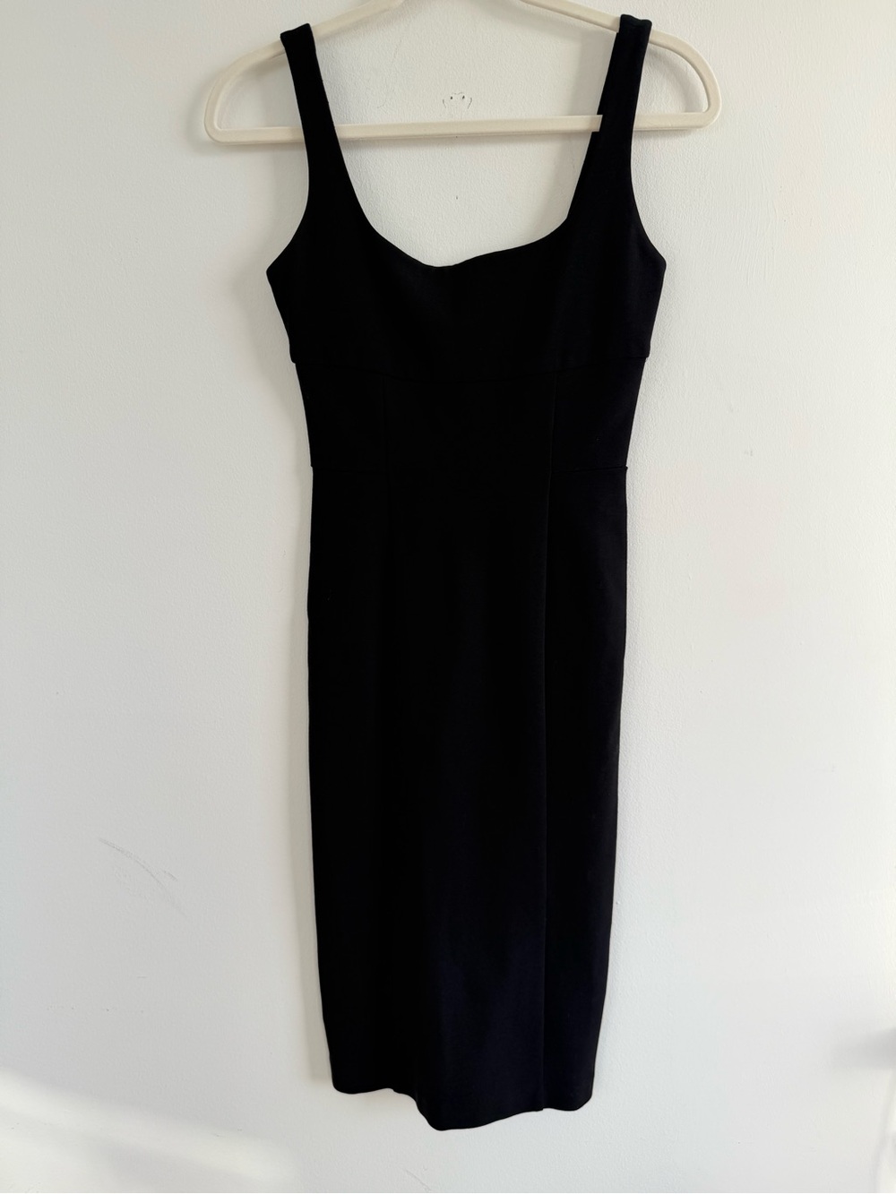 Diane Von Furstenberg Black Sleeveless Midi Dress